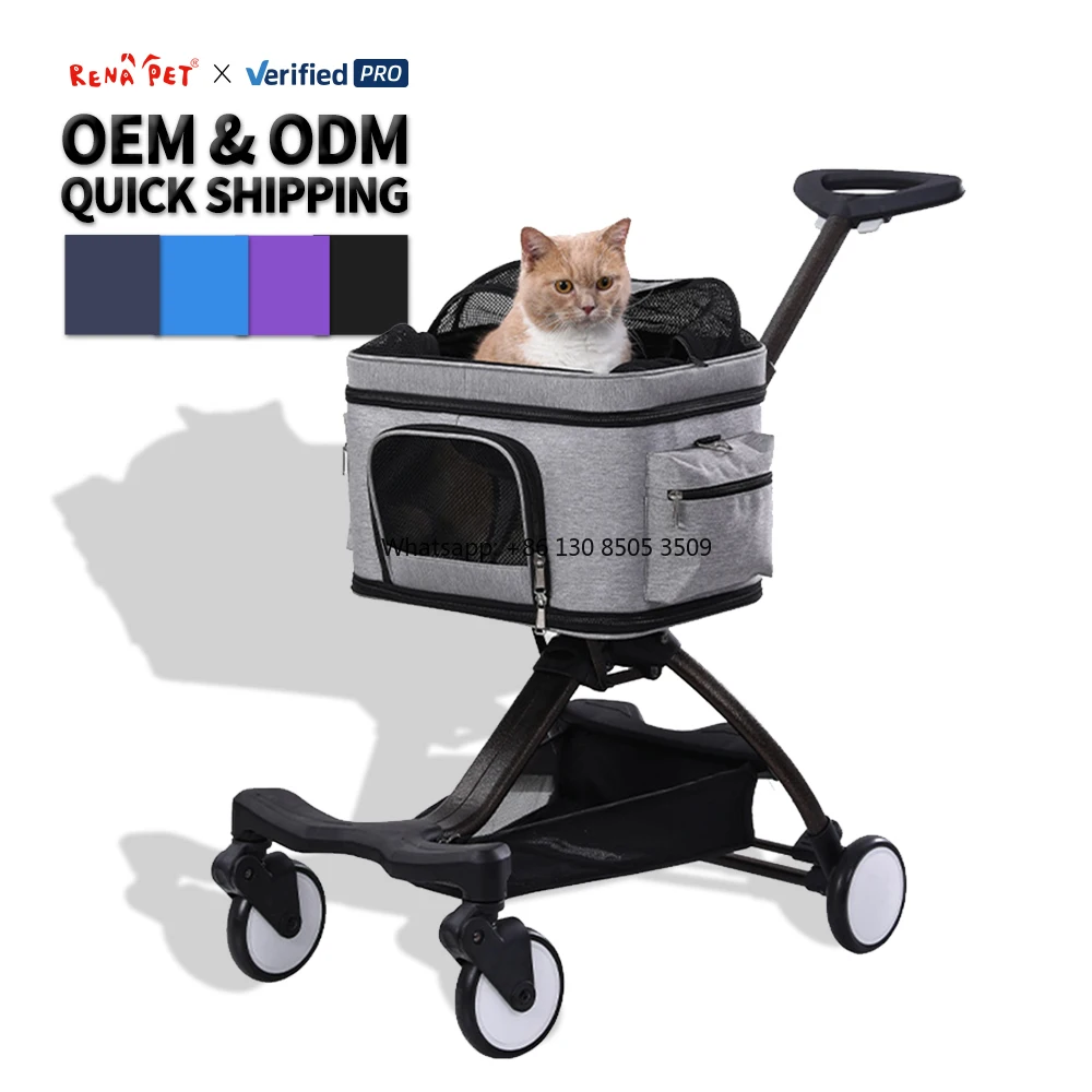 Pet Stroller Carrier - Wholesale Foldable Breathable Travel Portable Cat