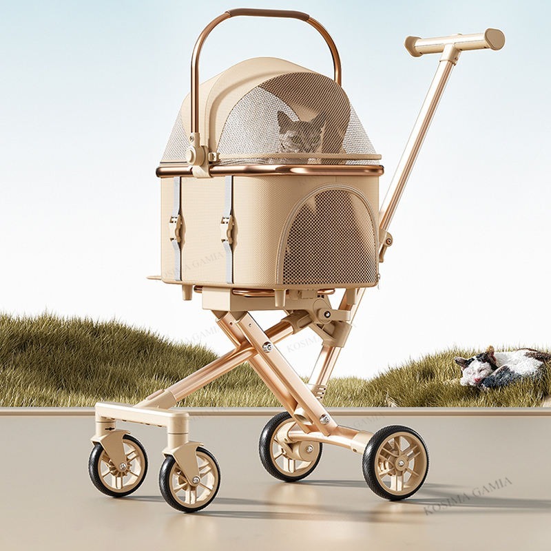 Pet Stroller Carrier - New Separable Pet Stroller, Portable One
