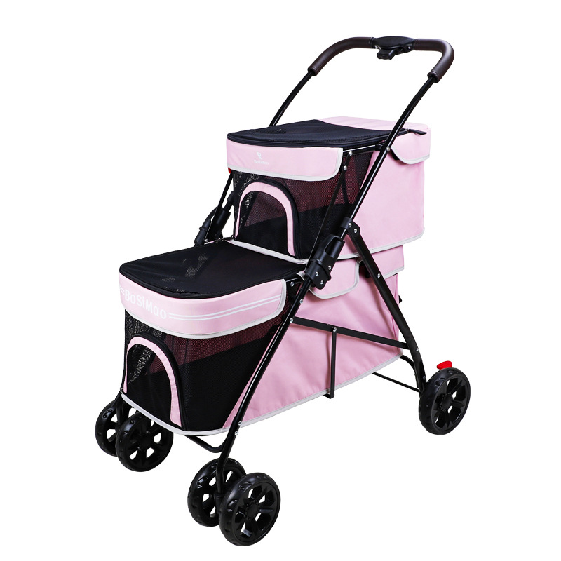 Portable Double-layer Pet Stro - огляд і ціна Pet Stroller Carrier