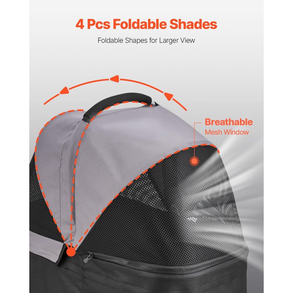 Pet Stroller, 35 lbs Weight Ca - огляд і ціна Pet Stroller Carrier
