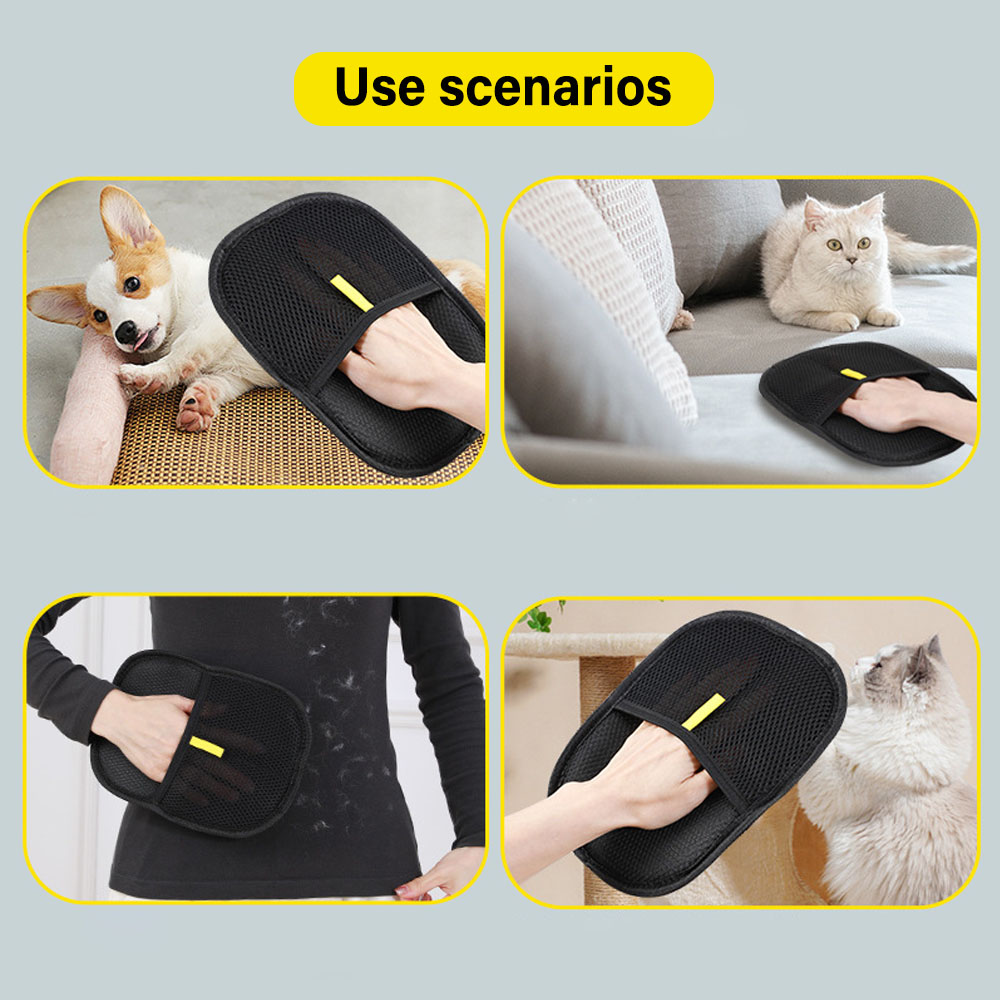 Pet Grooming Gloves Static Ded - огляд і ціна Pet Hair Remover Brush