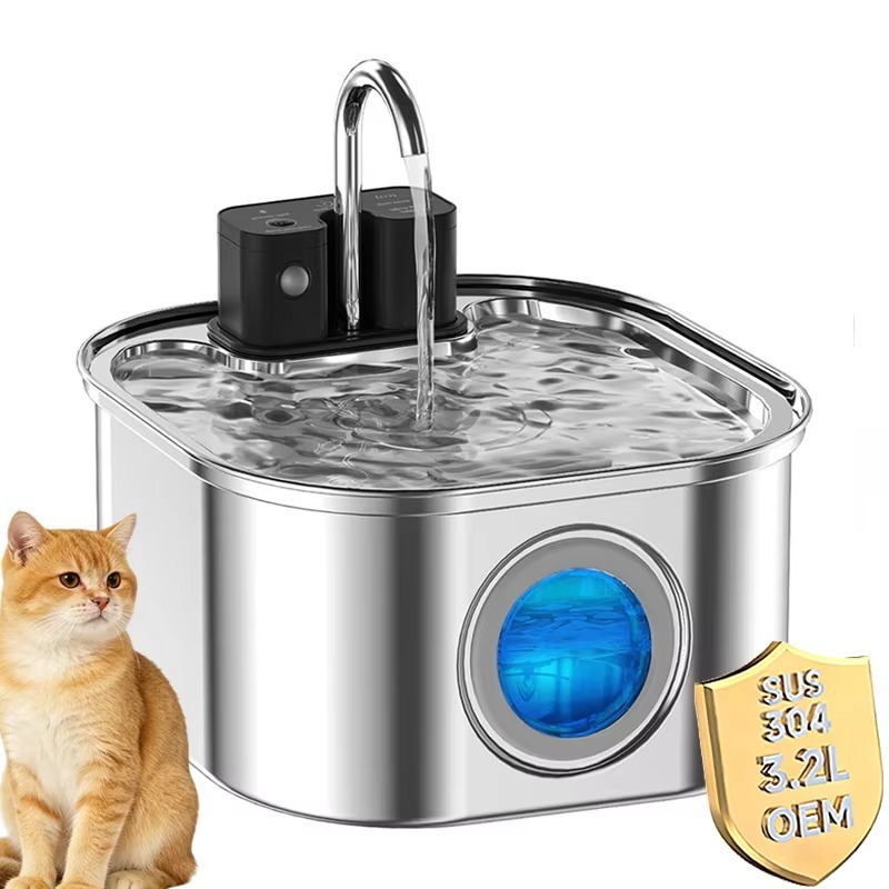 3.2L Wireless Cat Water Founta - огляд і ціна Pet Water Fountain